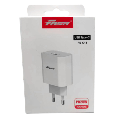 Chargeur Type-C Rapide PD25W FASR FS-C13