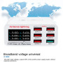 SUNSHINE SS-304Q USB Intelligent Lightning Charger - Gray