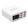 SUNSHINE SS-304Q USB Intelligent Lightning Charger - Gray