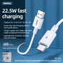 Remax Marlik Series RC-175a 22.5W USB / USB-C Cable - 1M - White