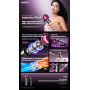 Ventilateur Portable 4000 mAh REMAX F32 Série Fonry – Ultra Haute Vitesse – 100 Vitesses Réglables - Violet Métallisé