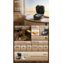 Enceinte Portable Bluetooth 1200 mAh REMAX Treasure Box RB-M71 - design rétro - son stéréo 360° - Noir