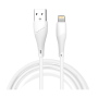 Câble USB / Lightning  2.4A 1m blanc - X196 (WUW)