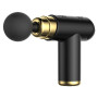 Mini Pistolet de Massage pour Méridien et Fitness avec Affichage LCD - Noir