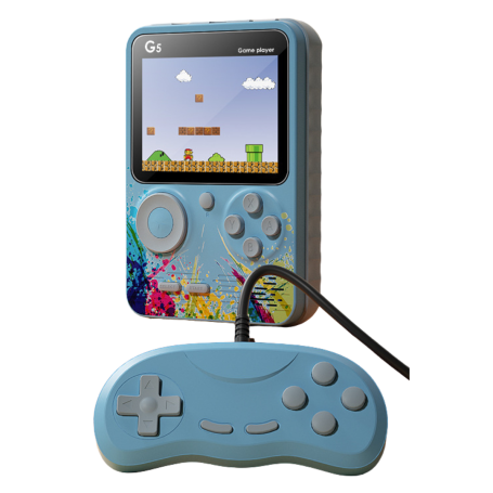 G5 3" IPS Screen Portable Video Game Console - Bleu