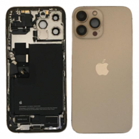 Châssis Complet iPhone 13 Pro Max Or - Connecteur de Charge sans Batterie (Origine Demonté) Grade A