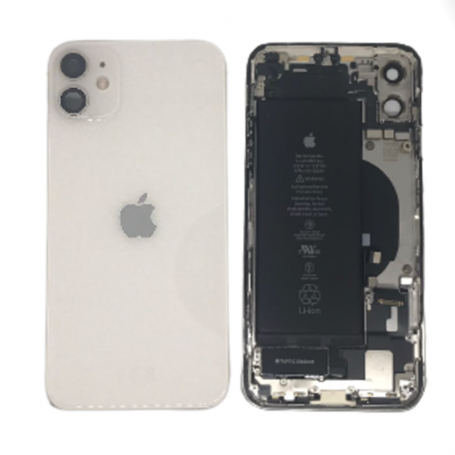 Châssis Complet iPhone 11 Blanc - Connecteur de Charge + Batterie (Origine Demonté) Grade AB
