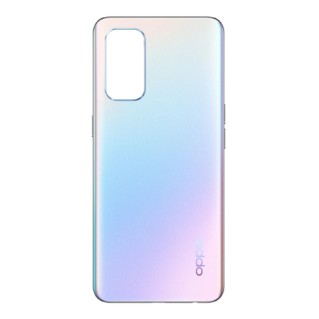 Vitre Arrière Oppo Find X3 Lite Argent  sans Contour Lentille (Original Démonté) - Grade AB