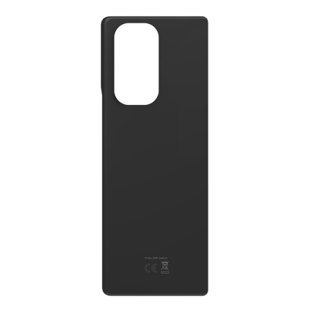 Rear window Samsung Galaxy Z Fold 2 F916B Black Without Lens Contour (Original Disassembled) - Grade AB