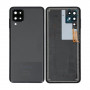 Rear window Samsung Galaxy A12 (A125F) Black (Original Disassembled) - Grade B