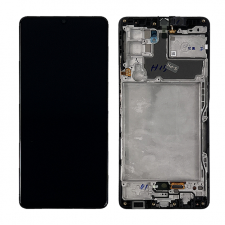 Samsung Galaxy M42 Display (M426B) Black with Frame (OLED)