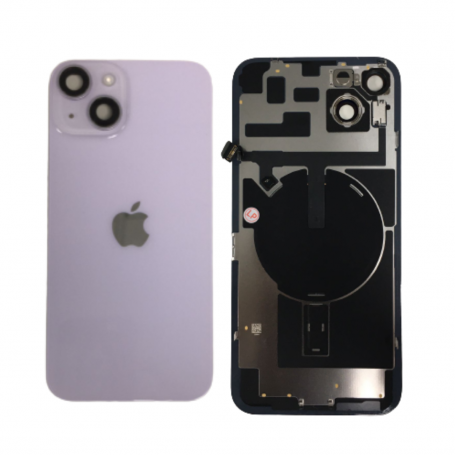 Rear Glass Cover iPhone 14 Plus Violet (Origine Disassembled) - Grade B