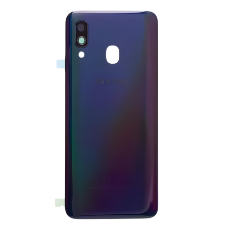 Rear window Samsung Galaxy A40 (A405F) Black (Original Disassembled) - Grade AB