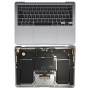 Châssis Complet Apple MacBook Air 13 ″ Black A2681 - Châssis + Batterie + Tactile + Clavier AZERTY - Grade AB