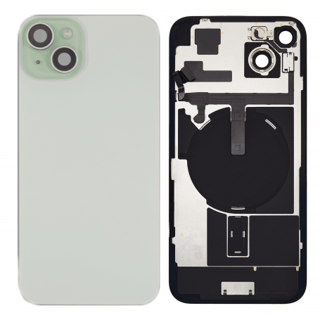 Vitre Cache Arrière iPhone 15 Plus Vert (Origine Demonté) - Grade AB