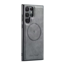 Leather Protective Cover with MagSafe for Samsung - Stylish & Durable Phone Case