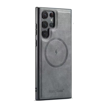 Leather Protective Cover With Magsafe For Samsung
