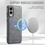Coque De Protection En Cuir Avec Magsafe Pour Samsung