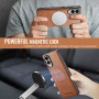Leather Protective Cover With Magsafe For Samsung