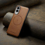 Leather Protective Cover With Magsafe For Samsung