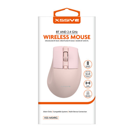 XSSIVE XSS-MS4RG wireless mouse - Rose Gold