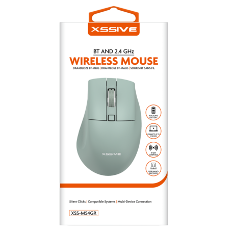 XSSIVE XSS-MS4GR Wireless Mouse - Green