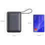 XSSIVE XSS-PB46 Power Bank 20000mAh – Built-in USB-C & Lightning Cables
