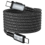 XSSIVE XSS-MGC-CC1M Braided Magnetic USB-C / USB-C Cable - 1M