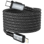 Câble Magnétique Tressé USB-C / Lightning XSSIVE XSS-MGC-CL1M - 1M