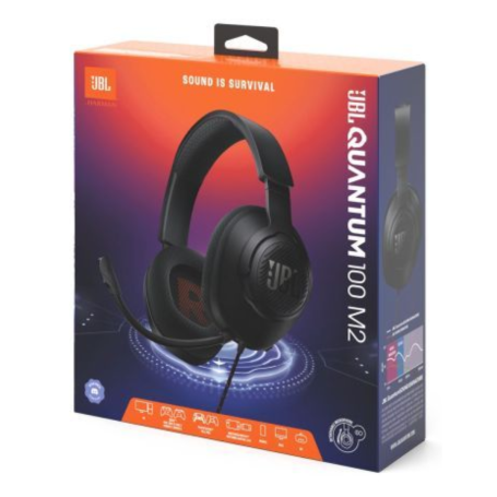 JBL Quantum 100M2 wired headphones - Black