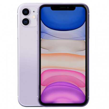 iPhone 11 64 Go Violet (Ecran et vitre arrière cassé)