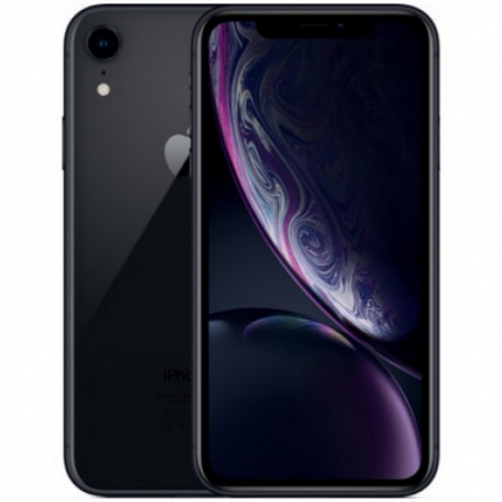 iPhone XR 64 Go Noir (Ecran et châssis et Face ID HS et vitre arrière cassé)