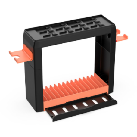 Support de rangement pour interrupteurs pour Switch Dobe TNS-19051B - Noir/Orange