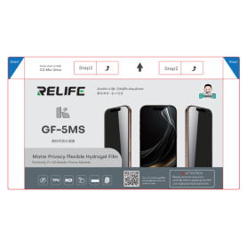 Film Hydrogel Givré Anti-regards RELIFE GF-5MS | Pro | EasyMobile