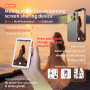 Magnetic Wireless Selfie Screen + Power Bank 2300mAh - White