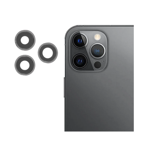 Rear Camera Lens with Frame iPhone 12 Pro Max Graphite