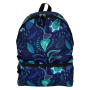 Printed backpack - Blue