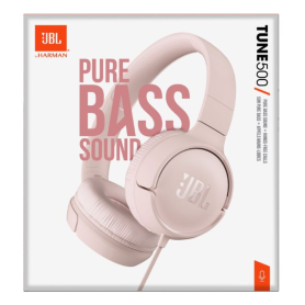 JBL Tune 500 Wired Headphones - JBL T500 PINK - Pink Headphones, Audio Gear - JBL Tune 500 Wired Headphones - JBL T500 PINK - Pink, wholesale price