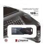 Kingston DataTraveler Exodia 128GB USB Flash Drive - Reliable Storage Solution - Black