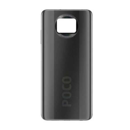 Vitre Arrière Xiaomi Poco X3 NFC Sans Contour lentille Noir (Original Démonté) - Grade AB