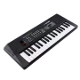 Kids Electronic Piano 37 Keys Multi-Function Rechargeable + Charging Pack + Microphone -Black