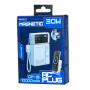 Power bank + Charging cable cord + Charging plug + Wireless charging Remax 10000mAh 30W CP-18 - Blue