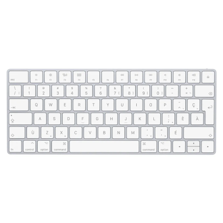 Clavier Bluetooth Magic Keyboard 2  - Français Canada QWERTY MLA22C/A - Argent (Apple)