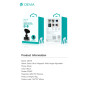 DEVIA Stand Ultra1 Adjustable Multi-Angle Magnetic Phone Holder - Black