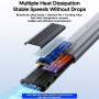 ORICO AXM2S-G2-V1 External Hard Disk Enclosure with Silicone Case for M.2 SSD - Durable Protection & Fast Data Transfer