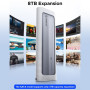 ORICO AXM2S-G2-V1 External Hard Disk Enclosure with Silicone Case for M.2 SSD - Durable Protection & Fast Data Transfer