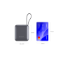 Magnetic Power Bank - DEVIA Smart V8 PD 20W 3000mAh Black | Fast Charging & Compact Design