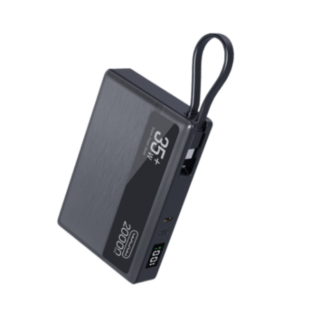 Power Bank 10000mAh 15W Fast Charging USB C 20W White - WUW Y152 | Portable Charger