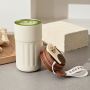 450ML Insulated Stainless Steel Water Bottle - White Coffee