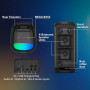 Sony Speaker Portatile SRS-XV800 WiFi/BT/USB 180W - Black